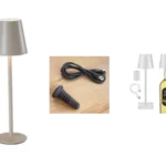 Stona LED lampa DORIS Krem