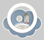 Dečija LED plafonjera SPACESHIFT