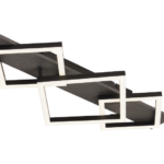 Plafonska lampa INGRID GREY 3 SQUARE