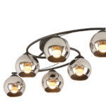 Plafonska lampa NORA BLACK