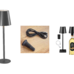 Stona LED lampa DORIS Siva